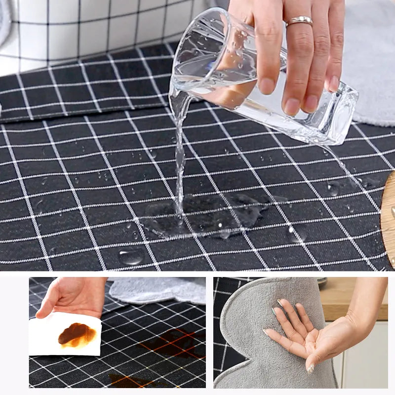 DELANTAL IMPERMEABLE ANTI-ACEITE COCINA