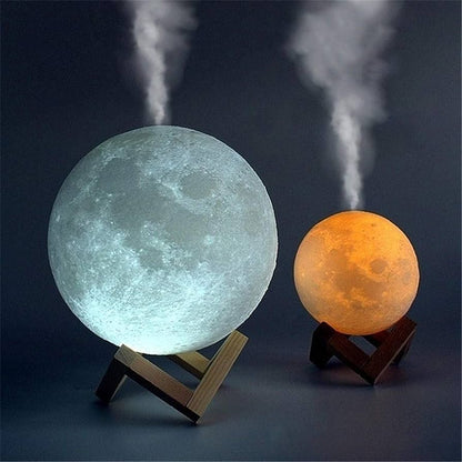 Lámpara y Humidificador de Luna