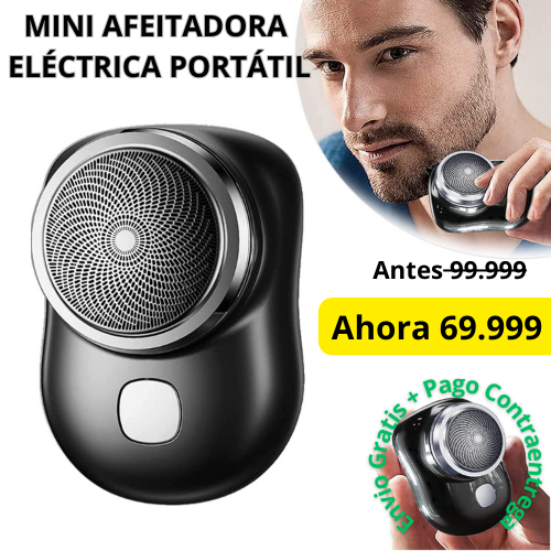 MINI AFEITADORA ELÉCTRICA PORTÁTIL