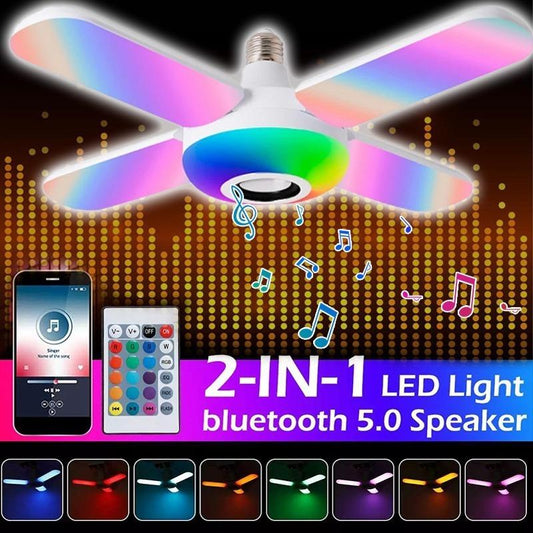 Lámpara LED bombilla Bluetooth E27